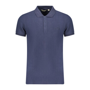 ELLESSE Ανδρική Μπλε Polo Μπλούζα με κεντημένο λογότυπο