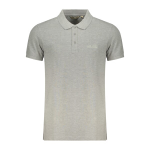 ELLESSE Ανδρική Γκρι Polo Μπλούζα με κεντημένο λογότυπο