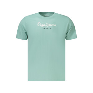 Pepe Jeans ανδρικό t-shirt σε μπλε χρώμα με print λογότυπο
