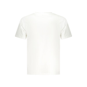 Converse Ανδρικό Λευκό T-shirt με στρογγυλή λαιμόκοψη και λογότυπο
