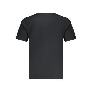 Converse Ανδρικό Μαύρο T-shirt με στρογγυλή λαιμόκοψη και λογότυπο