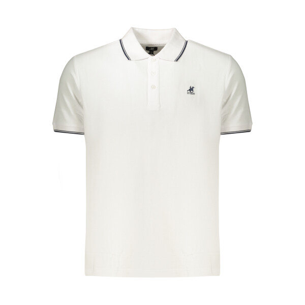 U.S. GRAND Ανδρική Λευκή Polo Μπλούζα
