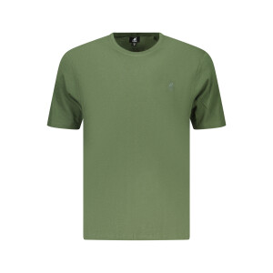 U.S. GRAND Ανδρικό Πράσινο T-Shirt με στρογγυλή λαιμόκοψη και print λογότυπο