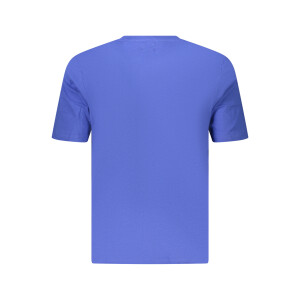 U.S. GRAND Ανδρικό Μπλε T-shirt με στρογγυλή λαιμόκοψη και print λογότυπο