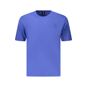 U.S. GRAND Ανδρικό Μπλε T-shirt με στρογγυλή λαιμόκοψη και print λογότυπο