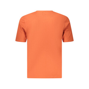 U.S. GRAND Ανδρικό Πορτοκαλί T-Shirt με στρογγυλή λαιμόκοψη και print
