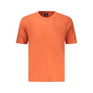 U.S. GRAND Ανδρικό Πορτοκαλί T-Shirt με στρογγυλή λαιμόκοψη και print