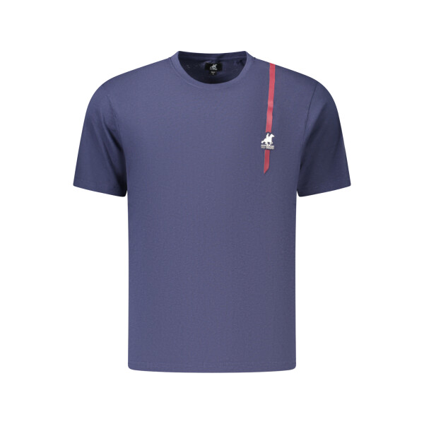 U.S. GRAND Ανδρικό Μπλε T-shirt με στρογγυλή λαιμόκοψη και print