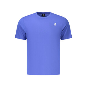 U.S. GRAND ανδρικό μπλε t-shirt με στρογγυλή λαιμόκοψη και print λογότυπο