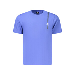 U.S. GRAND ανδρικό t-shirt σε μπλε χρώμα με στρογγυλή λαιμόκοψη και print