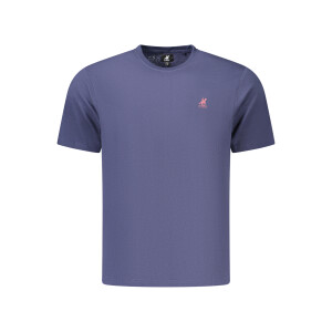 U.S. GRAND Ανδρικό Μπλε T-Shirt με στρογγυλή λαιμόκοψη και λογότυπο