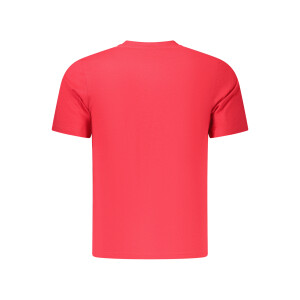 U.S. GRAND ανδρικό κόκκινο T-shirt με στρογγυλή λαιμόκοψη και print
