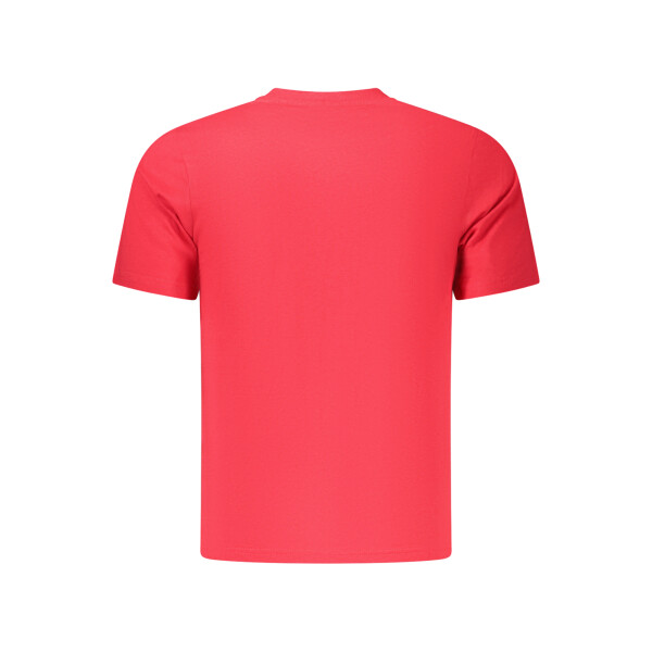 U.S. GRAND ανδρικό κόκκινο T-shirt με στρογγυλή λαιμόκοψη και print