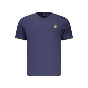U.S. GRAND Ανδρικό Μπλε T-shirt με στρογγυλή λαιμόκοψη και ανάγλυφο λογότυπο