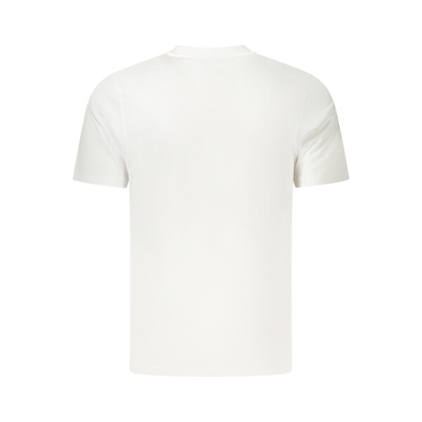 U.S. GRAND ανδρικό λευκό T-shirt με στρογγυλή λαιμόκοψη και print λογότυπο