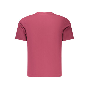 U.S. GRAND Ανδρικό Κόκκινο T-shirt με στρογγυλή λαιμόκοψη και print λογότυπο