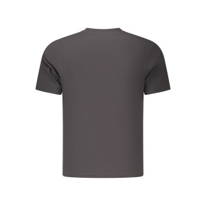 U.S. GRAND Ανδρικό Μαύρο T-shirt με στρογγυλή λαιμόκοψη και print
