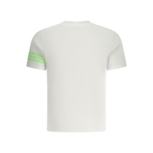 U.S. GRAND Ανδρικό Λευκό T-Shirt με στρογγυλή λαιμόκοψη και print