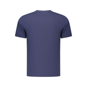 U.S. GRAND Ανδρικό Μπλε T-shirt με στρογγυλή λαιμόκοψη και print λογότυπο