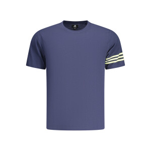 U.S. GRAND Ανδρικό Μπλε T-shirt με στρογγυλή λαιμόκοψη και print λογότυπο