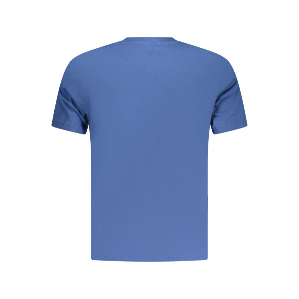 U.S. GRAND ανδρικό t-shirt σε μπλε χρώμα με στρογγυλή λαιμόκοψη και print λογότυπο