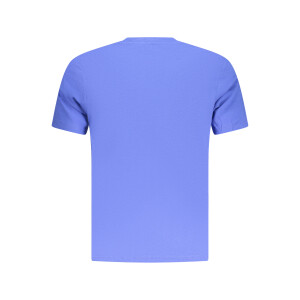 U.S. GRAND Ανδρικό Μπλε T-shirt με στρογγυλή λαιμόκοψη και λογότυπο