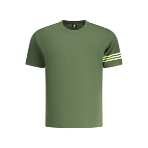 U.S. GRAND Ανδρικό Πράσινο T-Shirt με στρογγυλή λαιμόκοψη και print