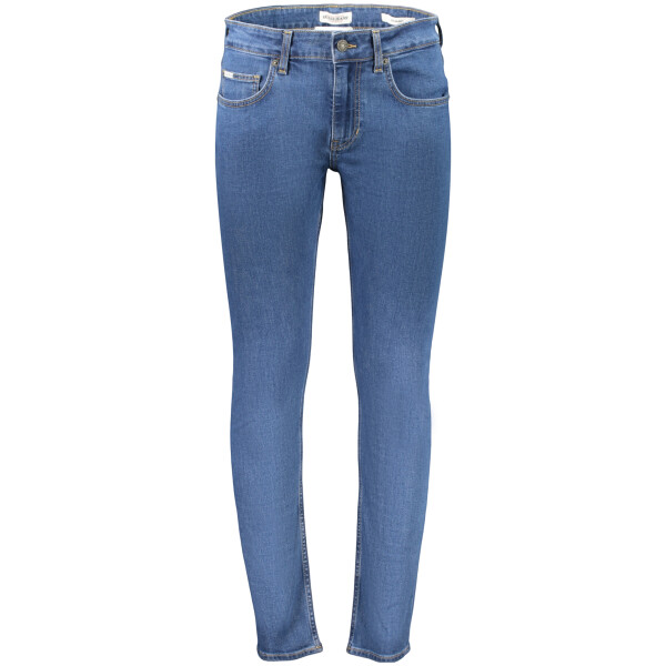 Guess Jeans Ανδρικό Μπλε Jeans με πέντε τσέπες και κλείσιμο με φερμουάρ