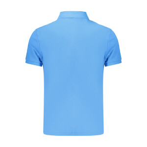 Calvin Klein ανδρική polo μπλούζα σε μπλε χρώμα με κεντημένο λογότυπο