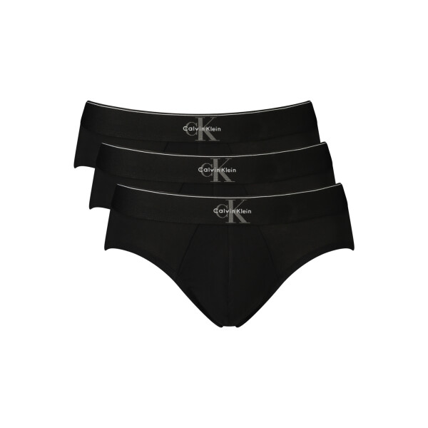 Calvin Klein Ανδρικά Μαύρα Σλιπ με λογότυπο στη μέση