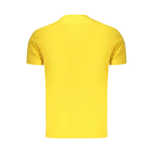 Napapijri ανδρικό t-shirt σε κίτρινο χρώμα με στρογγυλή λαιμόκοψη