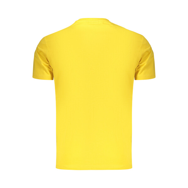 Napapijri ανδρικό t-shirt σε κίτρινο χρώμα με στρογγυλή λαιμόκοψη