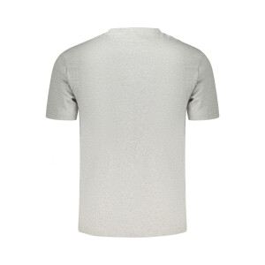 Napapijri ανδρικό t-shirt σε γκρι χρώμα με print λογότυπο