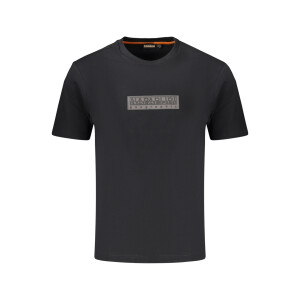 Napapijri ανδρικό t-shirt σε μαύρο χρώμα με λογότυπο