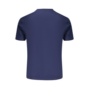 Napapijri ανδρικό μπλε T-shirt με στρογγυλή λαιμόκοψη και print λογότυπο