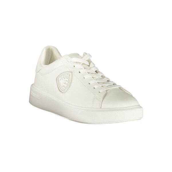 Blauer ανδρικά sneakers σε λευκό χρώμα με κορδόνια