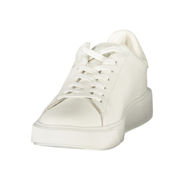 Blauer ανδρικά sneakers σε λευκό χρώμα με κορδόνια