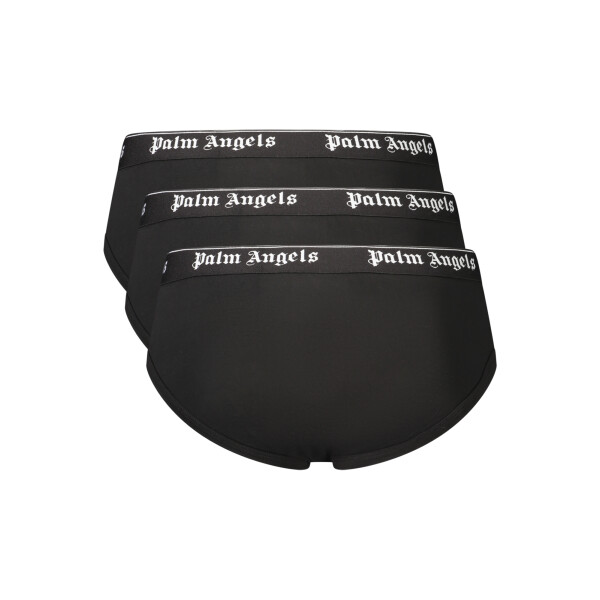 PALM ANGELS Ανδρικά Μαύρα Σλιπ με λογότυπο