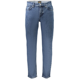BOSS Ανδρικό Μπλε Jeans με 5 τσέπες και regular εφαρμογή