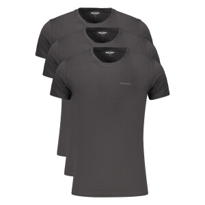 PALM ANGELS Ανδρικά Μαύρα T-shirt με στρογγυλή λαιμόκοψη και λογότυπο