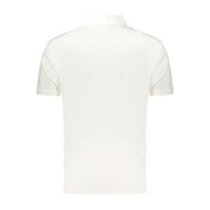 Calvin Klein ανδρική λευκή polo μπλούζα με κεντημένο λογότυπο