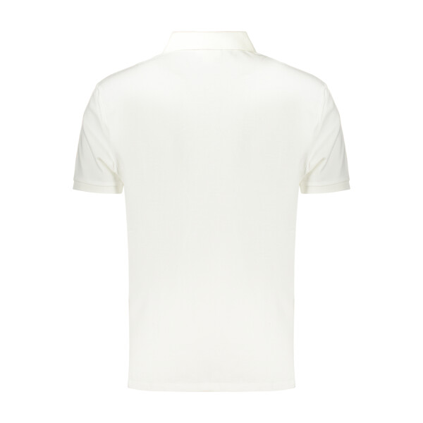 Calvin Klein ανδρική λευκή polo μπλούζα με κεντημένο λογότυπο