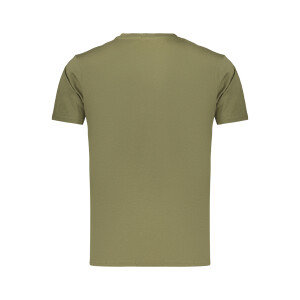 RIFLE Ανδρικό Πράσινο T-shirt με στρογγυλή λαιμόκοψη και λογότυπο