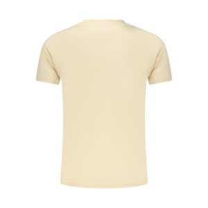 RIFLE Ανδρικό Μπεζ T-shirt με στρογγυλή λαιμόκοψη και λογότυπο