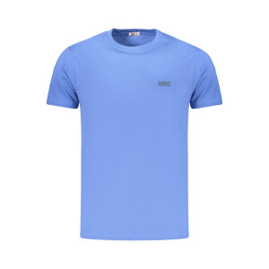 RIFLE Ανδρικό Μπλε T-shirt με στρογγυλή λαιμόκοψη και print