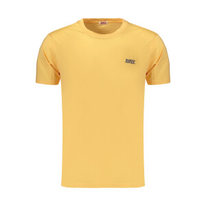 RIFLE Ανδρικό Πορτοκαλί T-shirt με στρογγυλή λαιμόκοψη και print λογότυπο