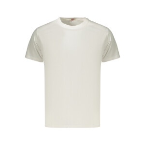 RIFLE Ανδρικό Λευκό T-shirt με στρογγυλή λαιμόκοψη