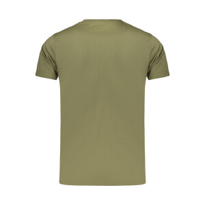 RIFLE Ανδρικό Πράσινο T-shirt με στρογγυλή λαιμόκοψη και λογότυπο