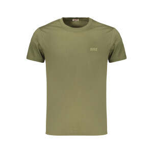 RIFLE Ανδρικό Πράσινο T-shirt με στρογγυλή λαιμόκοψη και λογότυπο