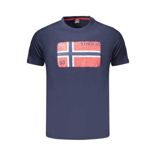 NORWAY 1963 Ανδρικό Μπλε T-shirt με στρογγυλή λαιμόκοψη και λογότυπο